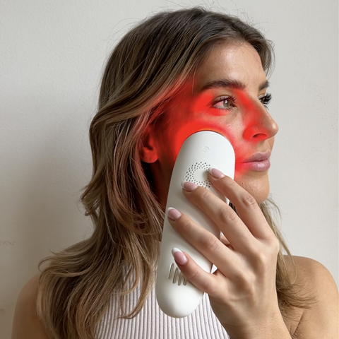 Deluxe Red Light Therapy LED Wand + FREE Travel Kit